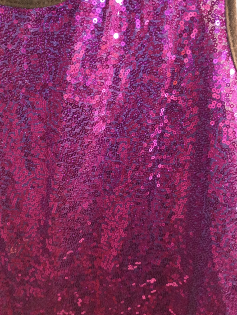 Sequin A-Line Women's Skirt - Fuchsia Pink